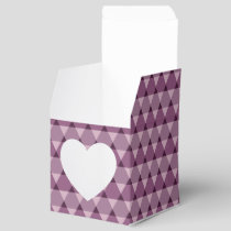 Triangles Pattern Favor Boxes