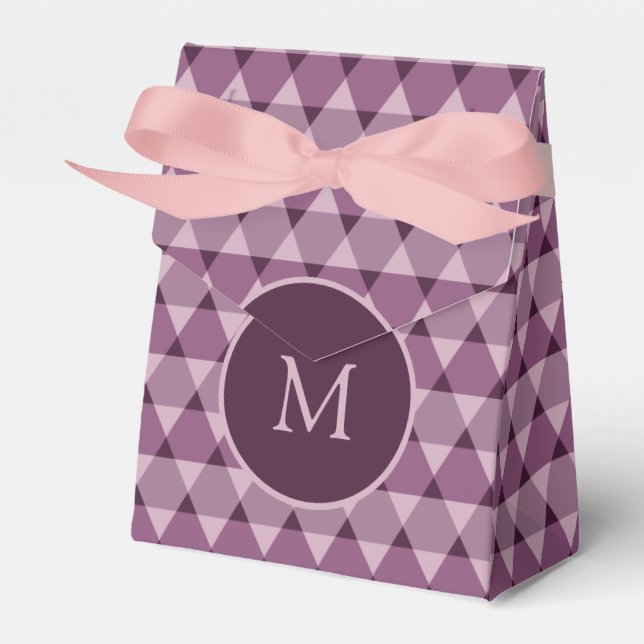 Triangles Pattern Favor Boxes (Front Side)