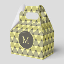 Triangles Pattern Favor Boxes