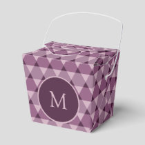 Triangles Pattern Favor Boxes