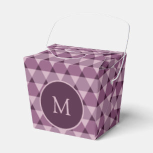 Triangles Pattern Favor Boxes