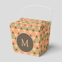 Triangles Pattern Favor Boxes