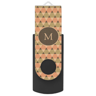 Triangles Pattern Flash Drive