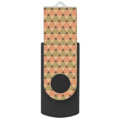 Triangles Pattern Flash Drive (Back (Vertical))