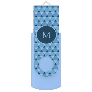 Triangles Pattern Flash Drive