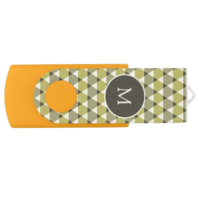 Triangles Pattern Flash Drive (Front)