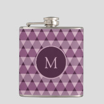 Triangles Pattern Flask