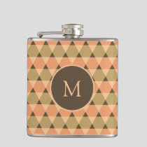 Triangles Pattern Flask