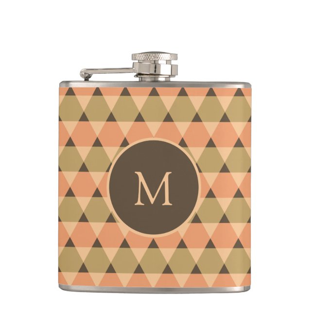 Triangles Pattern Flask (Front)