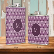 Triangles Pattern Flask