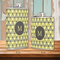 Triangles Pattern Flask