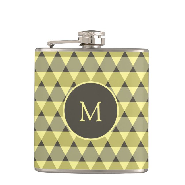 Triangles Pattern Flask (Front)