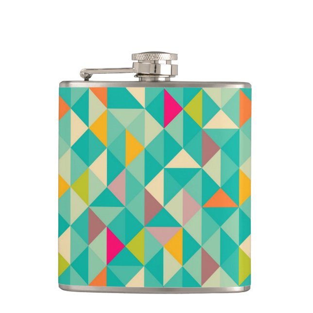Triangles pattern flask (Front)