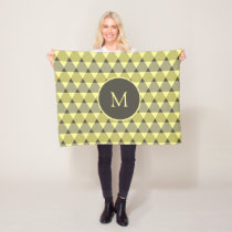 Triangles Pattern Fleece Blanket