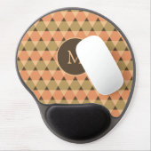 Triangles Pattern Gel Mouse Pad (Left Side)