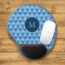 Triangles Pattern Gel Mouse Pad