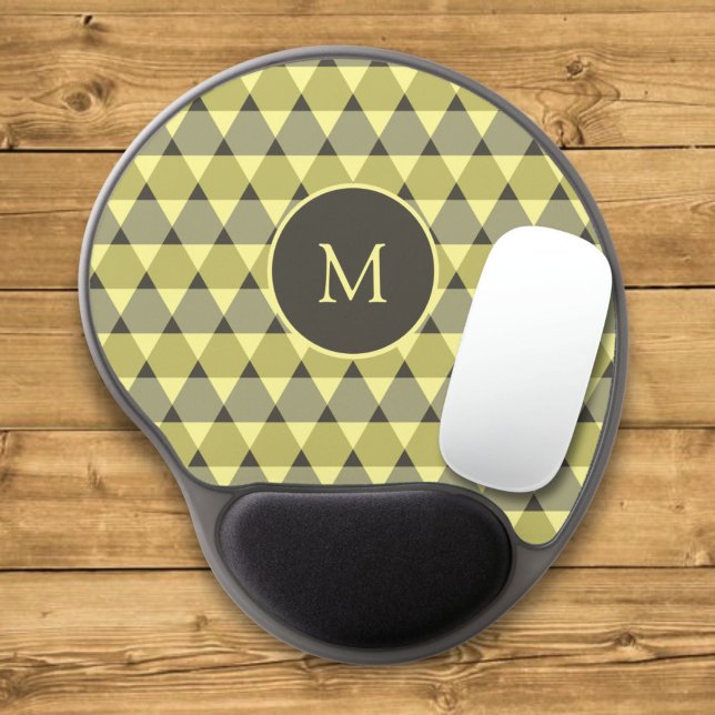 Triangles Pattern Gel Mouse Pad (Creator Uploaded)