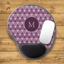 Triangles Pattern Gel Mouse Pad