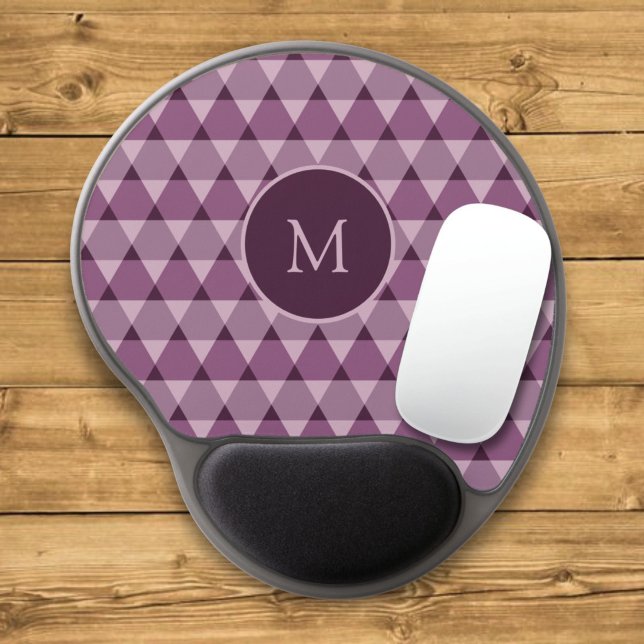 Triangles Pattern Gel Mouse Pad (Creator Uploaded)