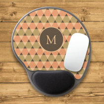 Triangles Pattern Gel Mouse Pad