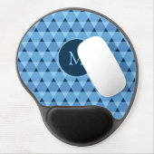 Triangles Pattern Gel Mouse Pad (Left Side)