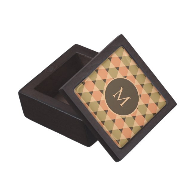 Triangles Pattern Gift Box (Opened)