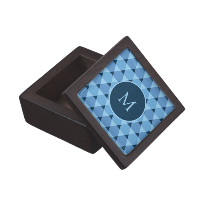 Triangles Pattern Gift Box (Opened)