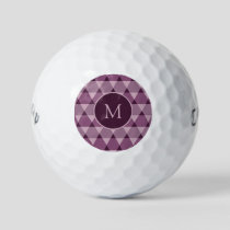 Triangles Pattern Golf Balls