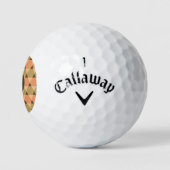 Triangles Pattern Golf Balls (Logo)