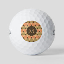 Triangles Pattern Golf Balls