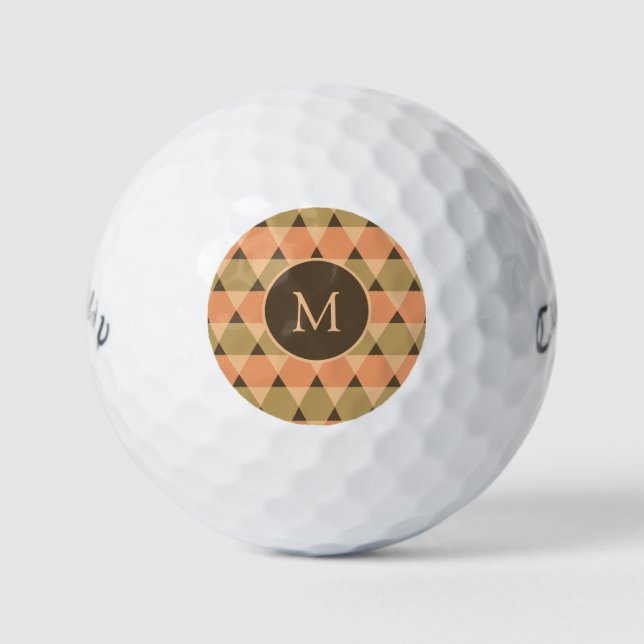 Triangles Pattern Golf Balls (Front)