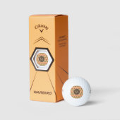 Triangles Pattern Golf Balls (Packaging)