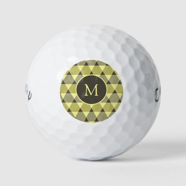 Triangles Pattern Golf Balls (Front)