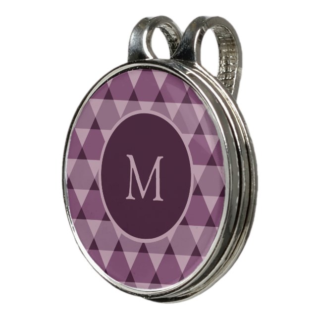 Triangles Pattern Golf Hat Clip (3/4)