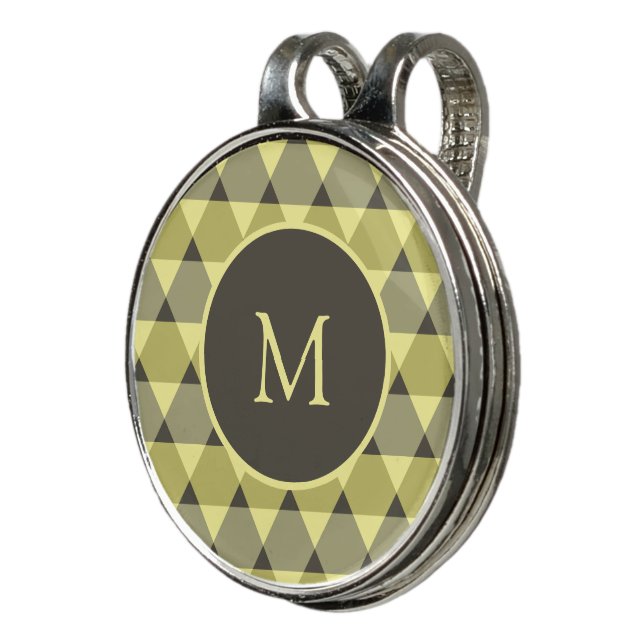 Triangles Pattern Golf Hat Clip (3/4)