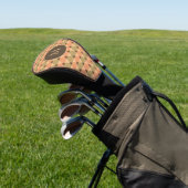 Triangles Pattern Golf Head Cover (In Situ)