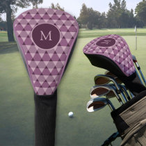 Triangles Pattern Golf Head Cover