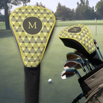 Triangles Pattern Golf Head Cover
