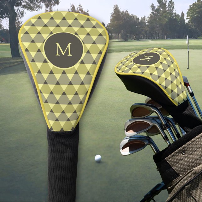 Triangles Pattern Golf Head Cover (Creator Uploaded)