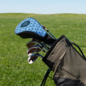 Triangles Pattern Golf Head Cover (In Situ)