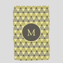 Triangles Pattern Golf Towel