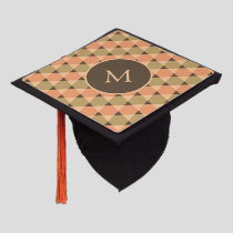 Triangles Pattern Graduation Cap Topper