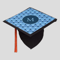 Triangles Pattern Graduation Cap Topper