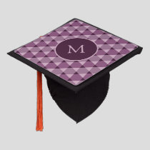 Triangles Pattern Graduation Cap Topper