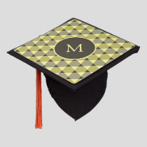 Triangles Pattern Graduation Cap Topper