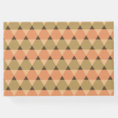 Triangles Pattern Guest Book (Back)
