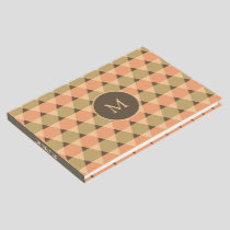 Triangles Pattern Guest Book