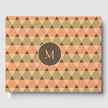 Triangles Pattern Guest Book