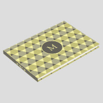 Triangles Pattern Guest Book