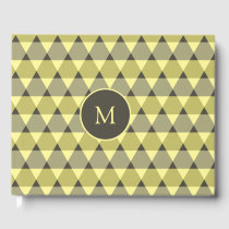 Triangles Pattern Guest Book